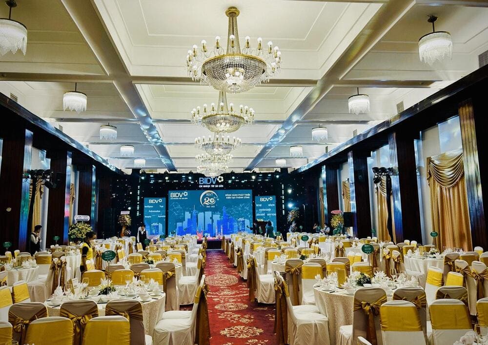 Today, certain events are still permitted to be held at the Conference Hall (Source: Dinh Doc Lap - Independence Palace)